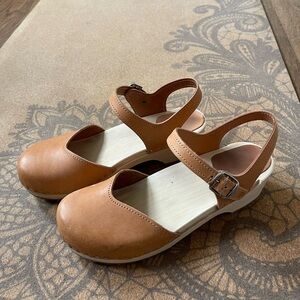 Sandgren leather Mary Jane Sandals 8.5US
